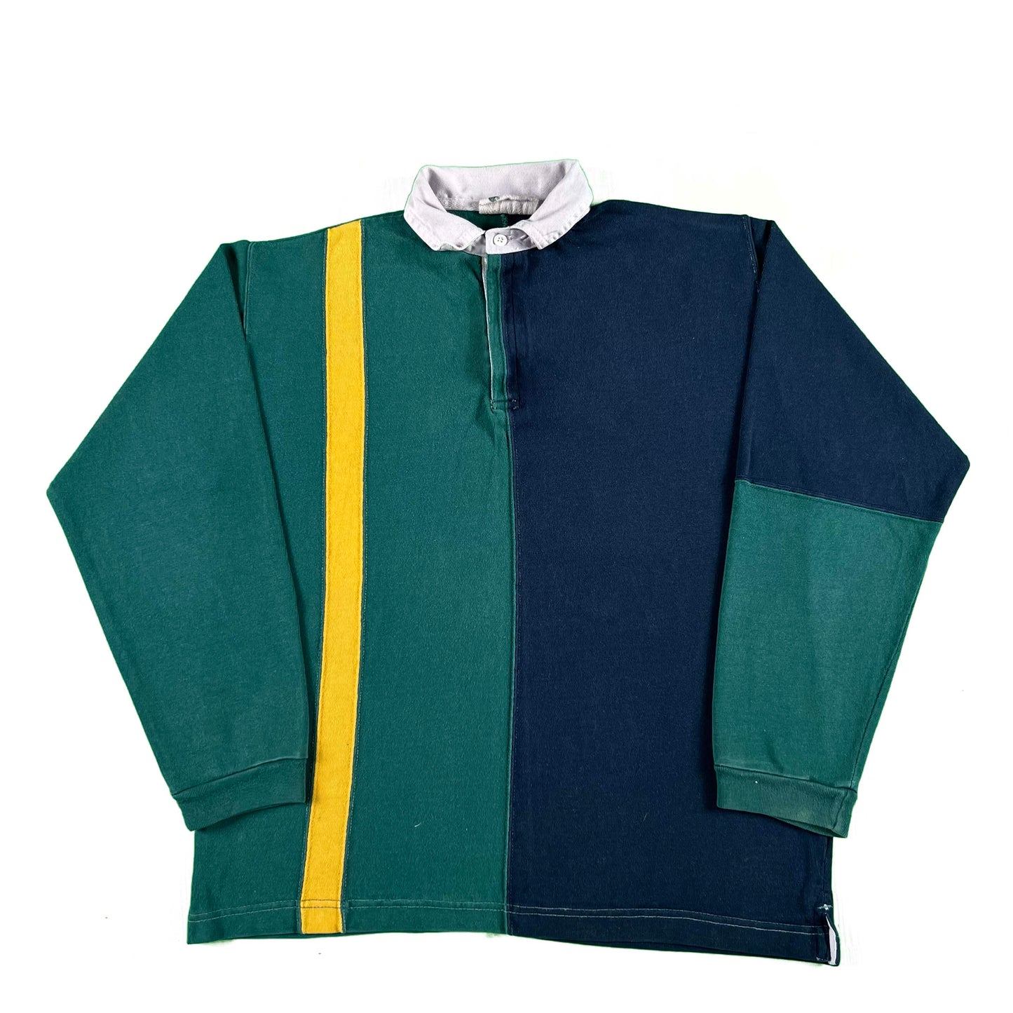 90s Color Block Rugby Shirt- XS