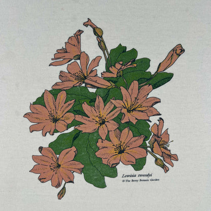 80s Lewisia tweedyi Flower Tee- L
