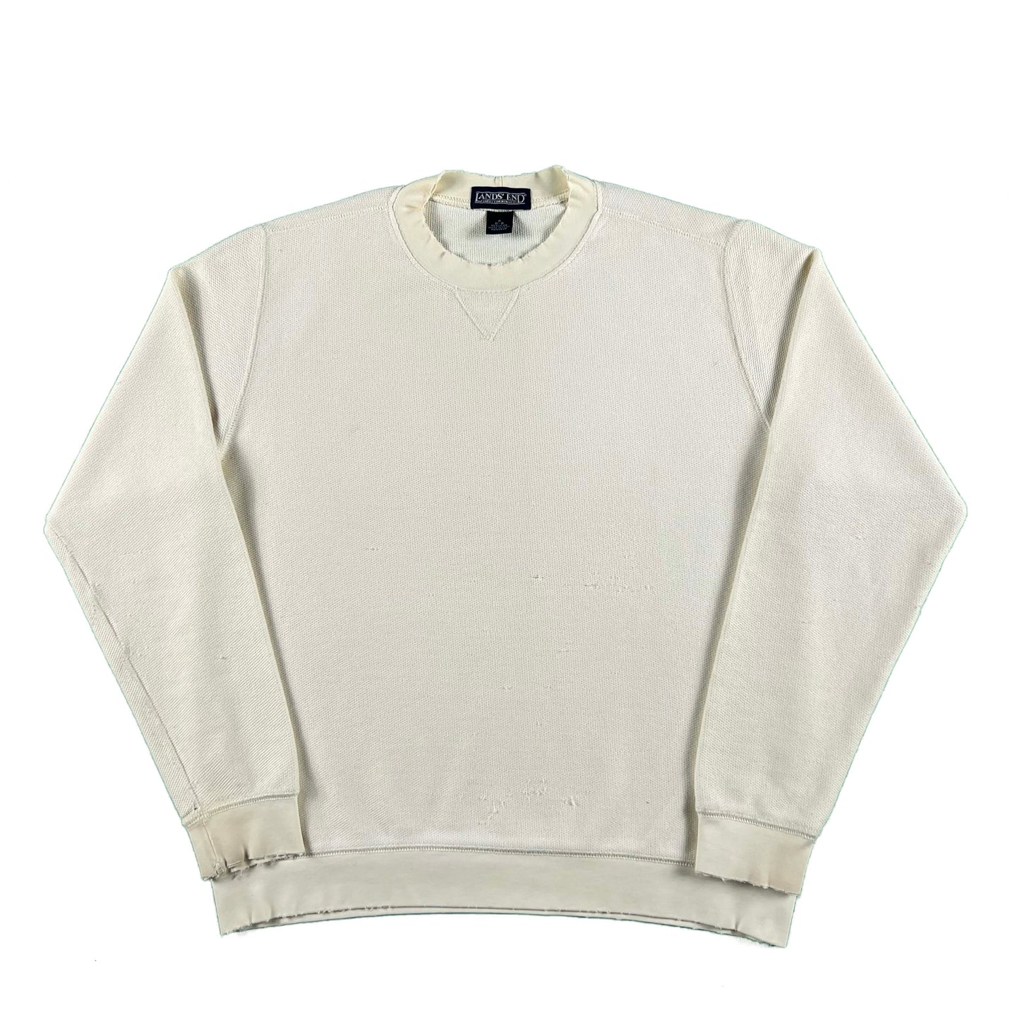 00s Lands' End Waffle Knit Like Top- S