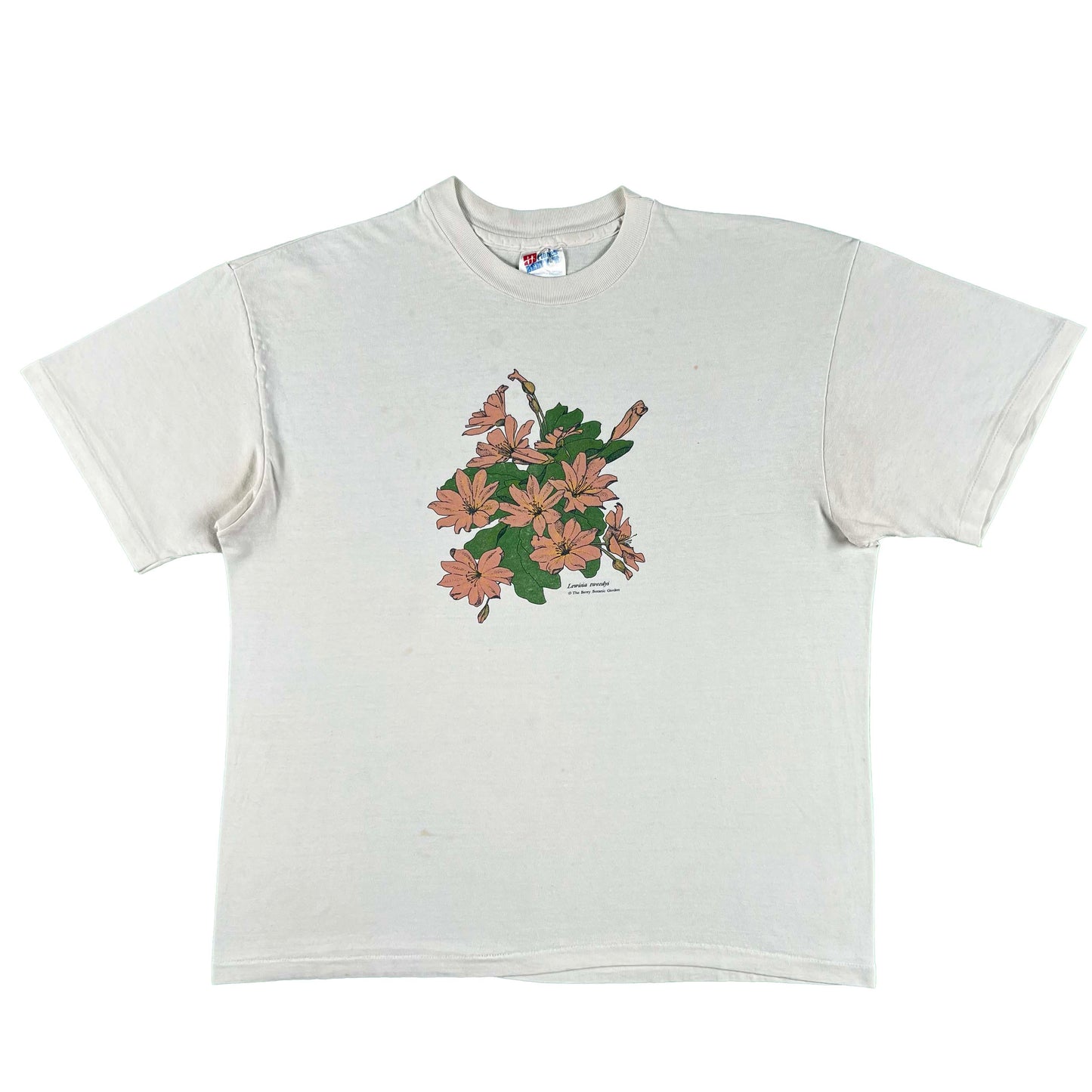 80s Lewisia tweedyi Flower Tee- L