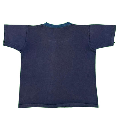 80s Two Tone Navy Shark Baby Tee