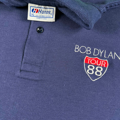 80s Bob Dylan Polo Shirt- XL