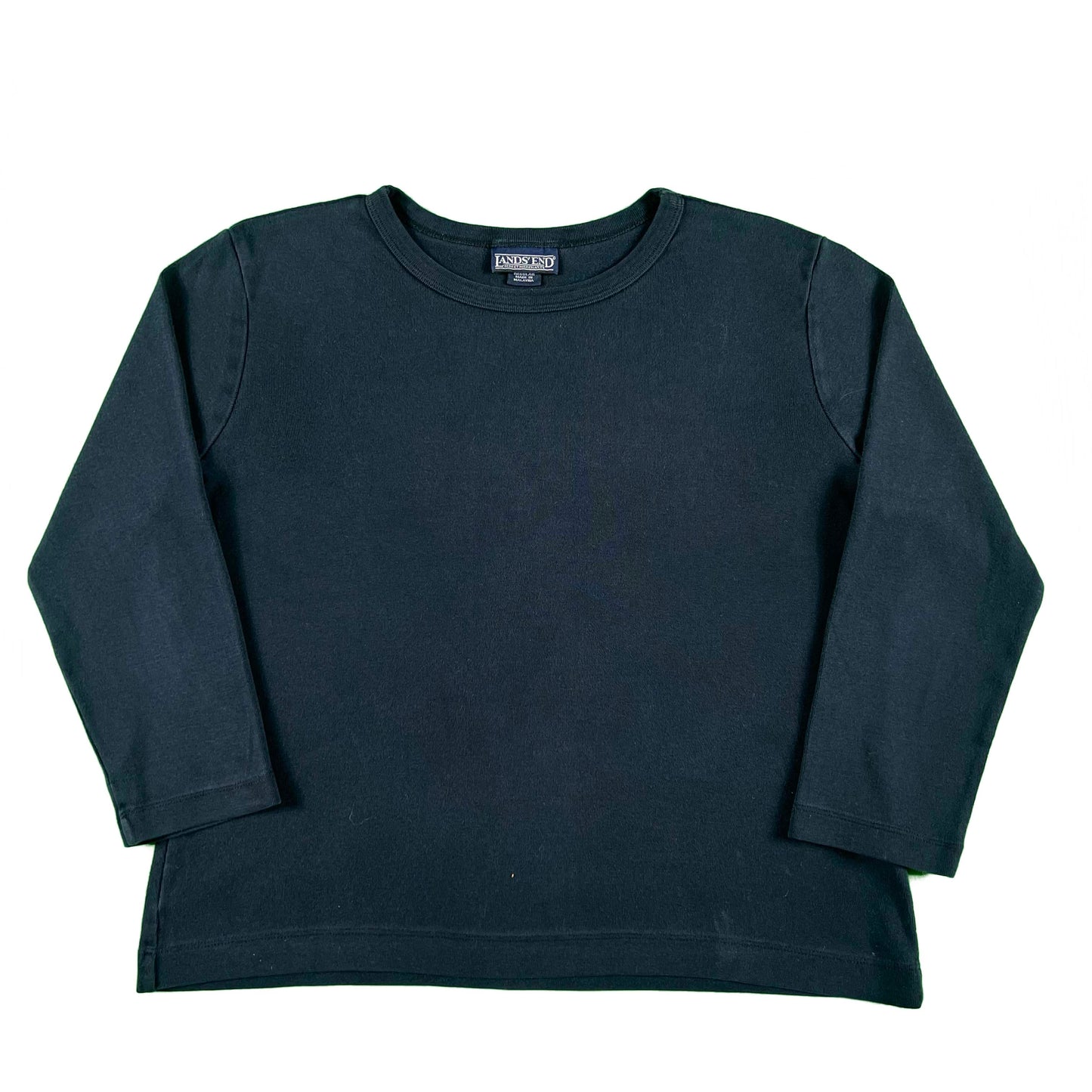 00s Lands' End Navy Blue Long Sleeve- S