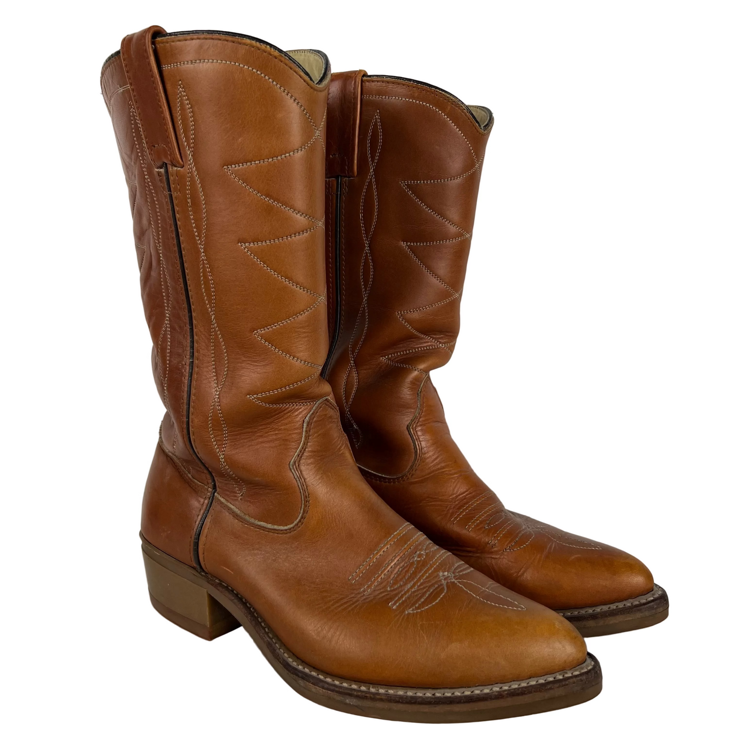 80s Double H Cowboy Boots- M's 7.5, W's 9