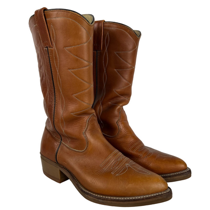 80s Double H Cowboy Boots- M's 7.5, W's 9