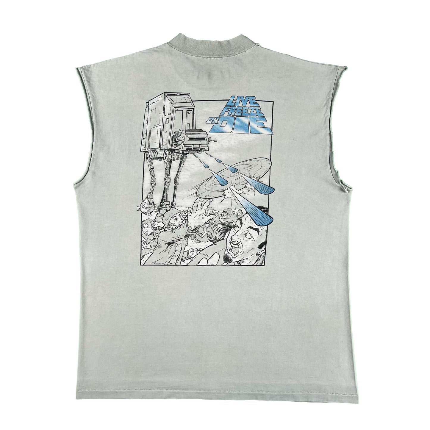 90s New Hampshire Live Freeze or Die Ultimate Long Sleeve Tee- XL