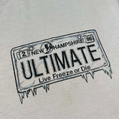 90s New Hampshire Live Freeze or Die Ultimate Long Sleeve Tee- XL