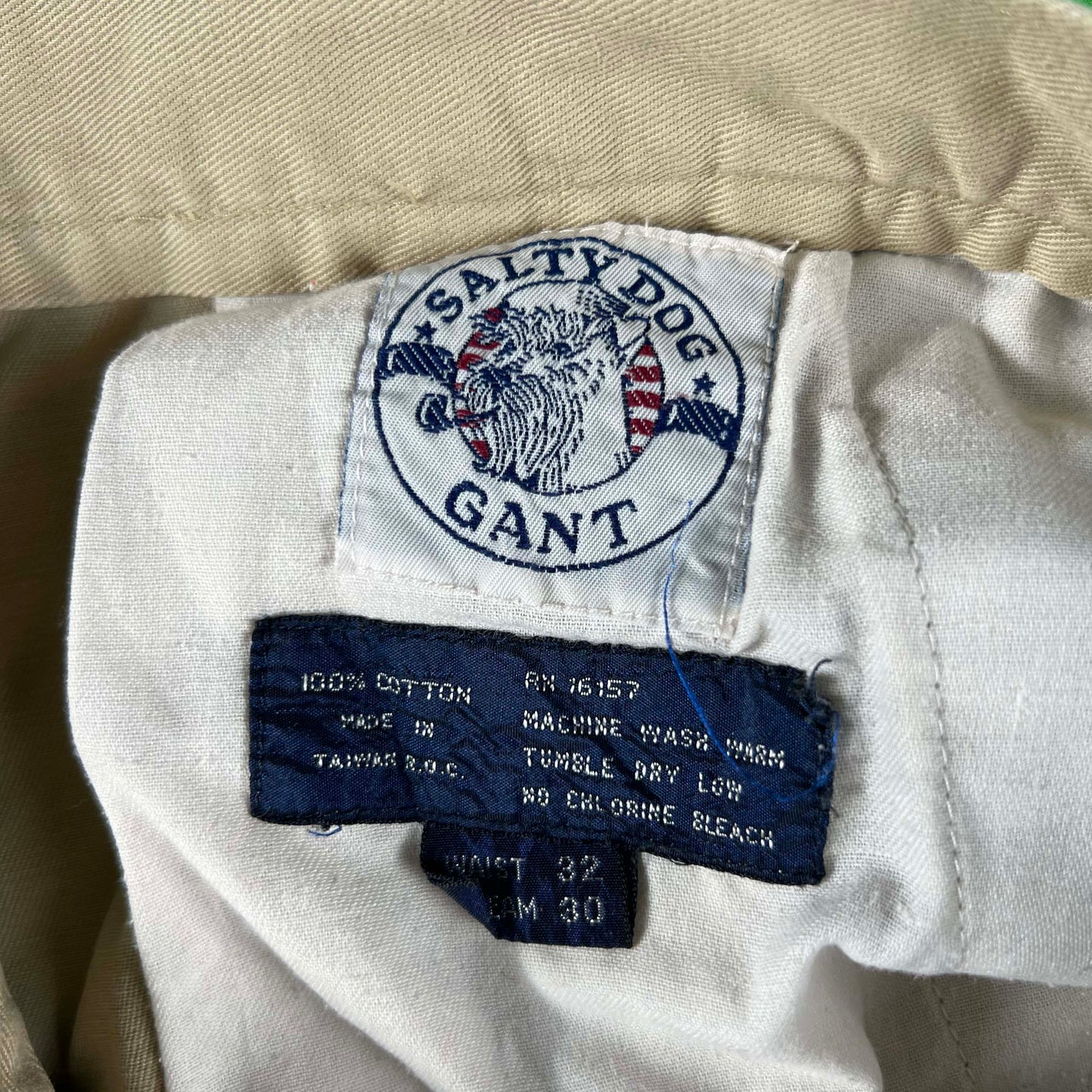 80s Gant 'Salty Dog' Chino Pants- 32x29