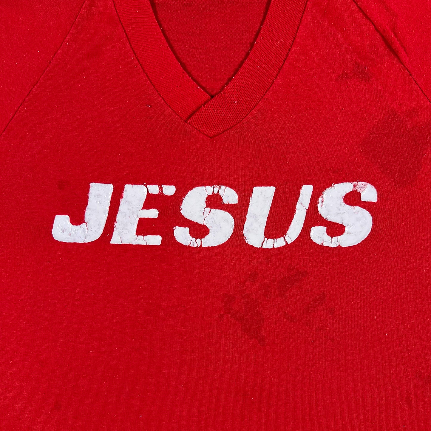 70s Jesus Jersey Tee- L