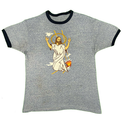 80s Jesus Ringer Tee- XL