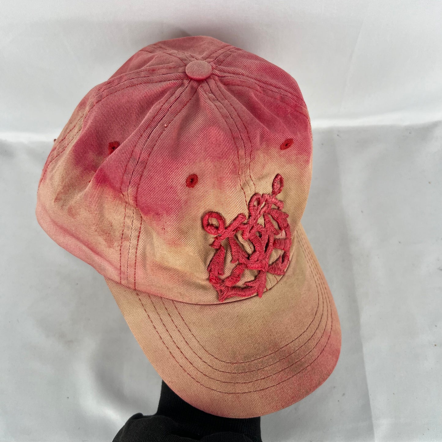 Super Sun Faded Red Nautical Dad Cap