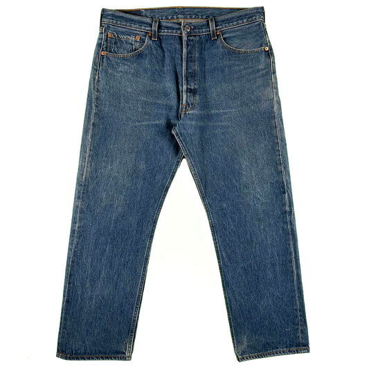 90s Starchy Levi's 501 Denim- 35x27