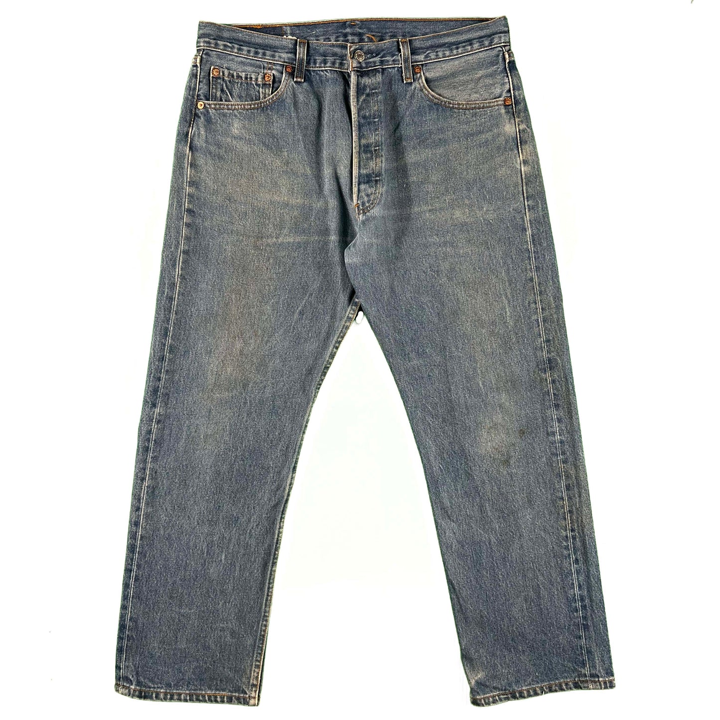 90s Starchy Levi's 501 Denim- 34x27.5
