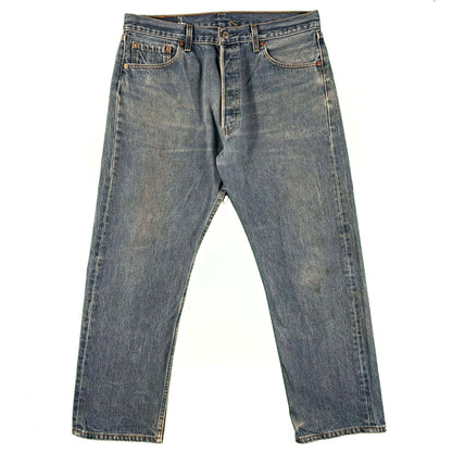 90s Starchy Levi's 501 Denim- 34x27.5