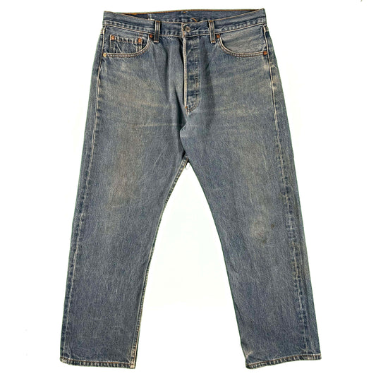 90s Starchy Levi's 501 Denim- 34x27.5