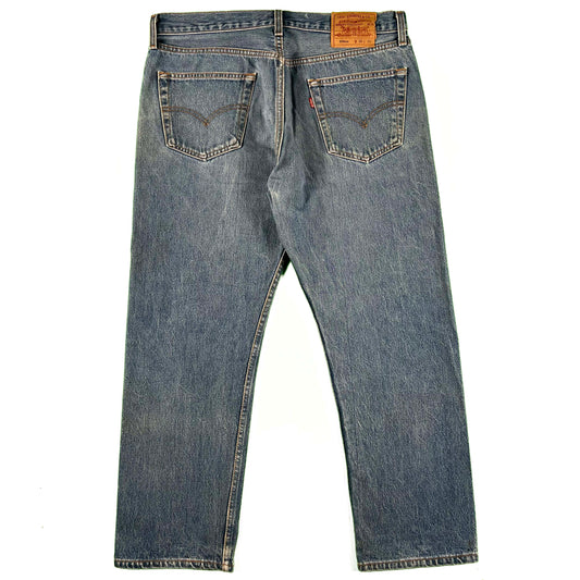 90s Starchy Levi's 501 Denim- 34x27.5