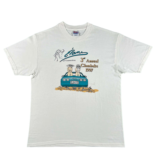 90s Elan's of Connecticut Strip Club Clambake Tee- XL