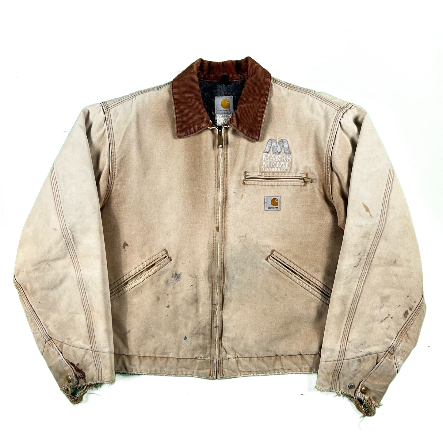 00s Sun Faded Carhartt Detroit Jacket- XL