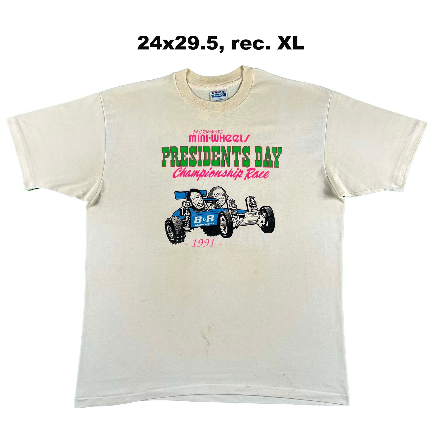 90s Faded & Worn Sacramento Mini-Wheels Tees- SELECT TEE