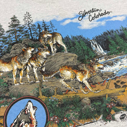 90s Silverton Colorado Wolves Tee- XL