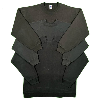 Vintage Blank Black & Grey Sweatshirt Combo- SELECT SIZE
