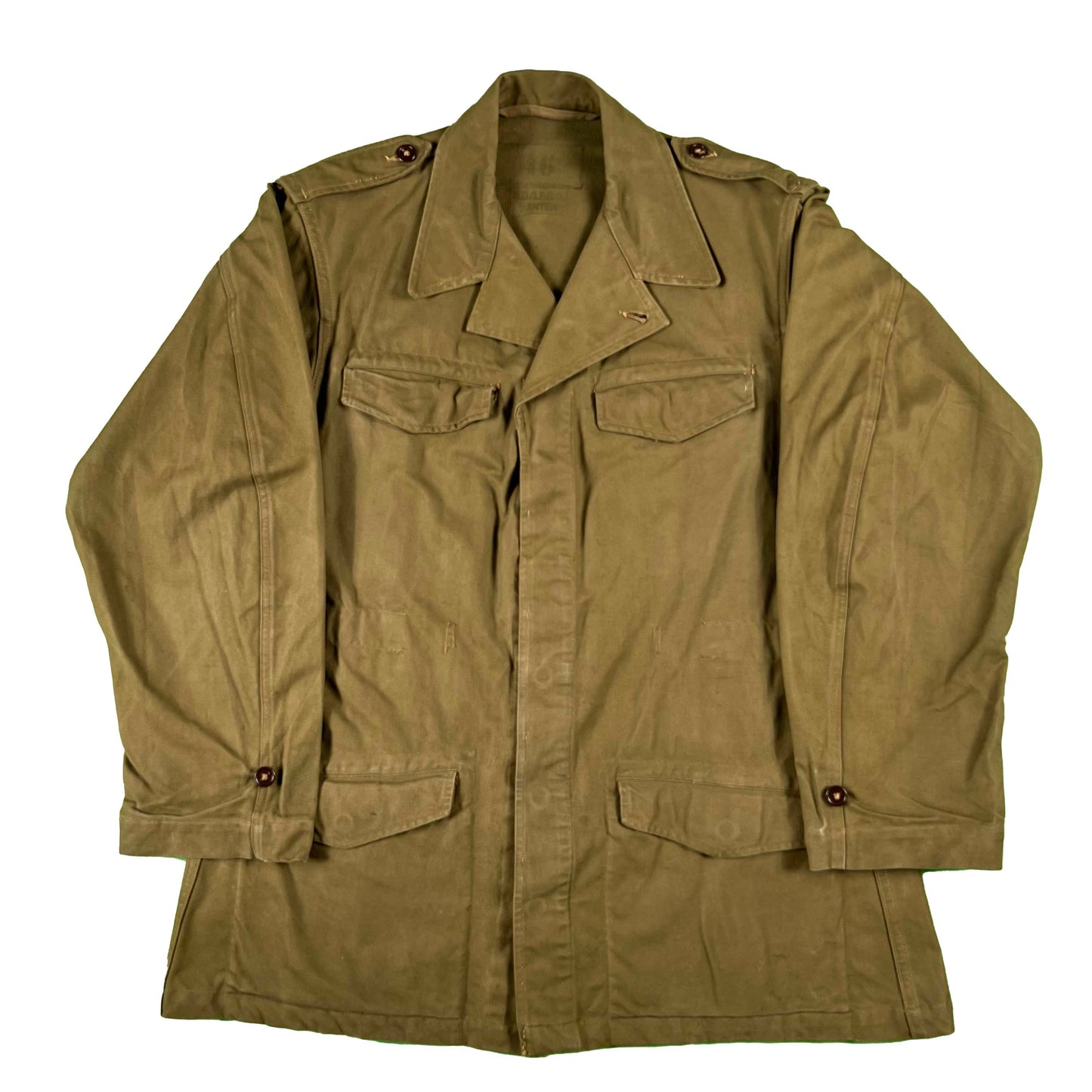 50s French M47 Army Field Jacket- L