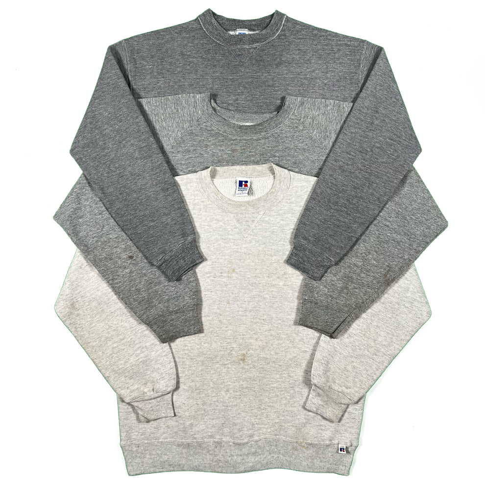 Vintage Blank Grey Sweatshirt Combo- SELECT SIZE