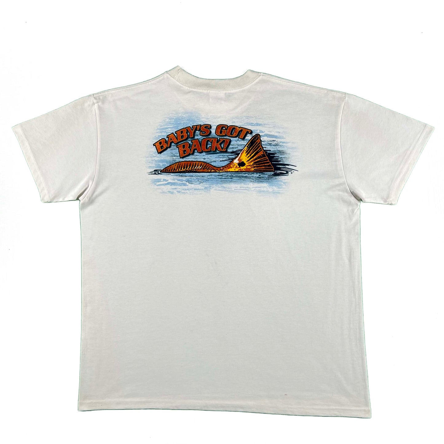 00s Deadstock Columbia 'Baby's Got Back' Redfish Tee- XL