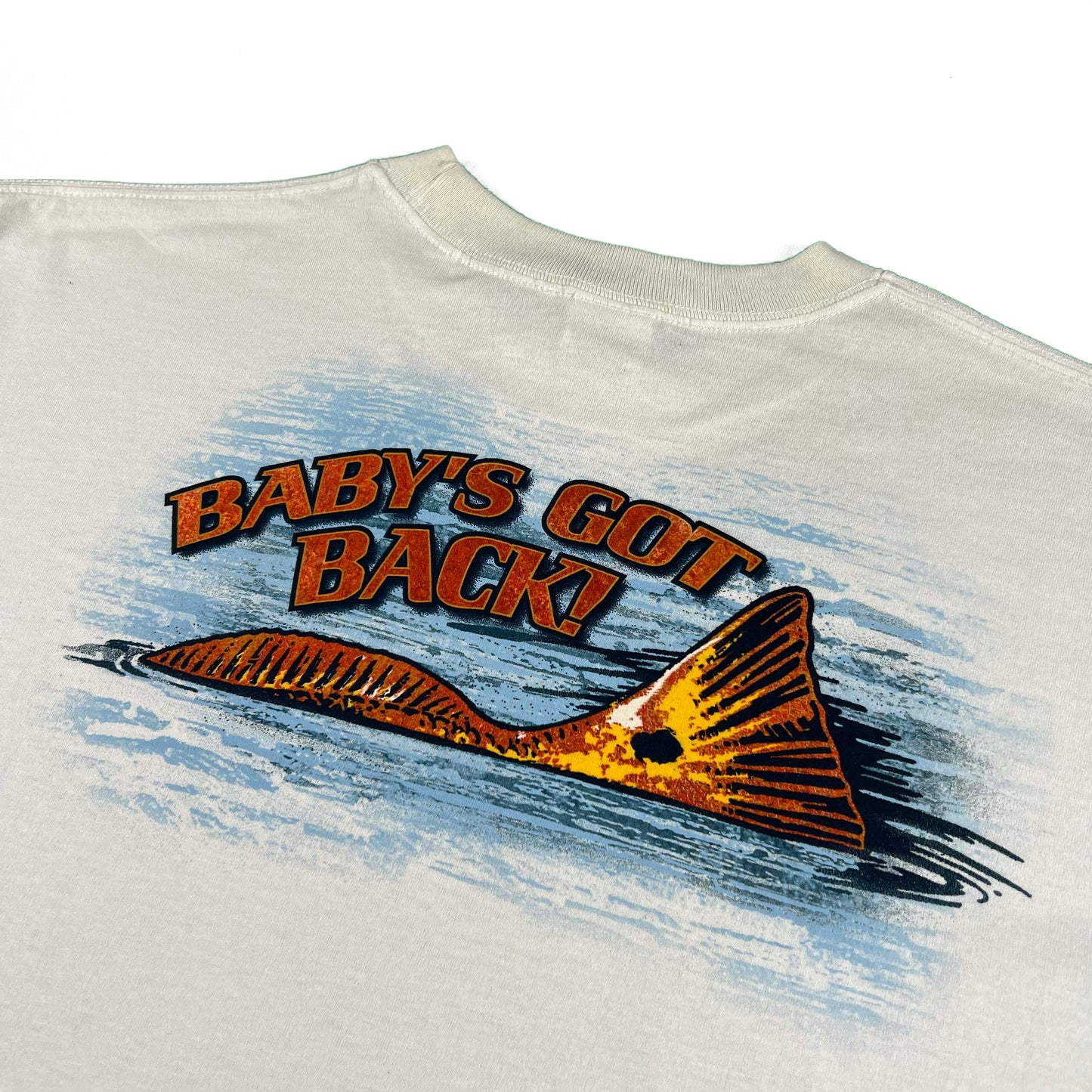00s Deadstock Columbia 'Baby's Got Back' Redfish Tee- XL