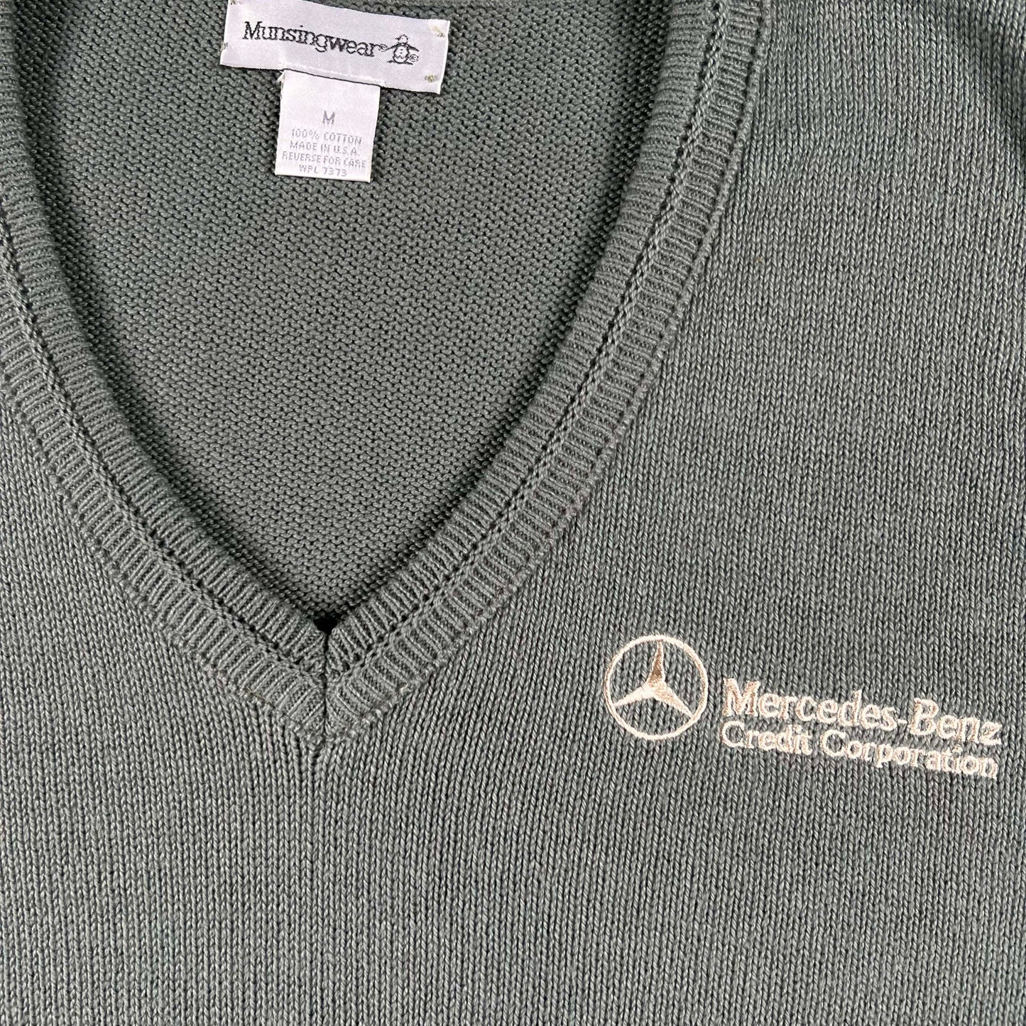 90s Mercedes Benz Sweater Vest- M