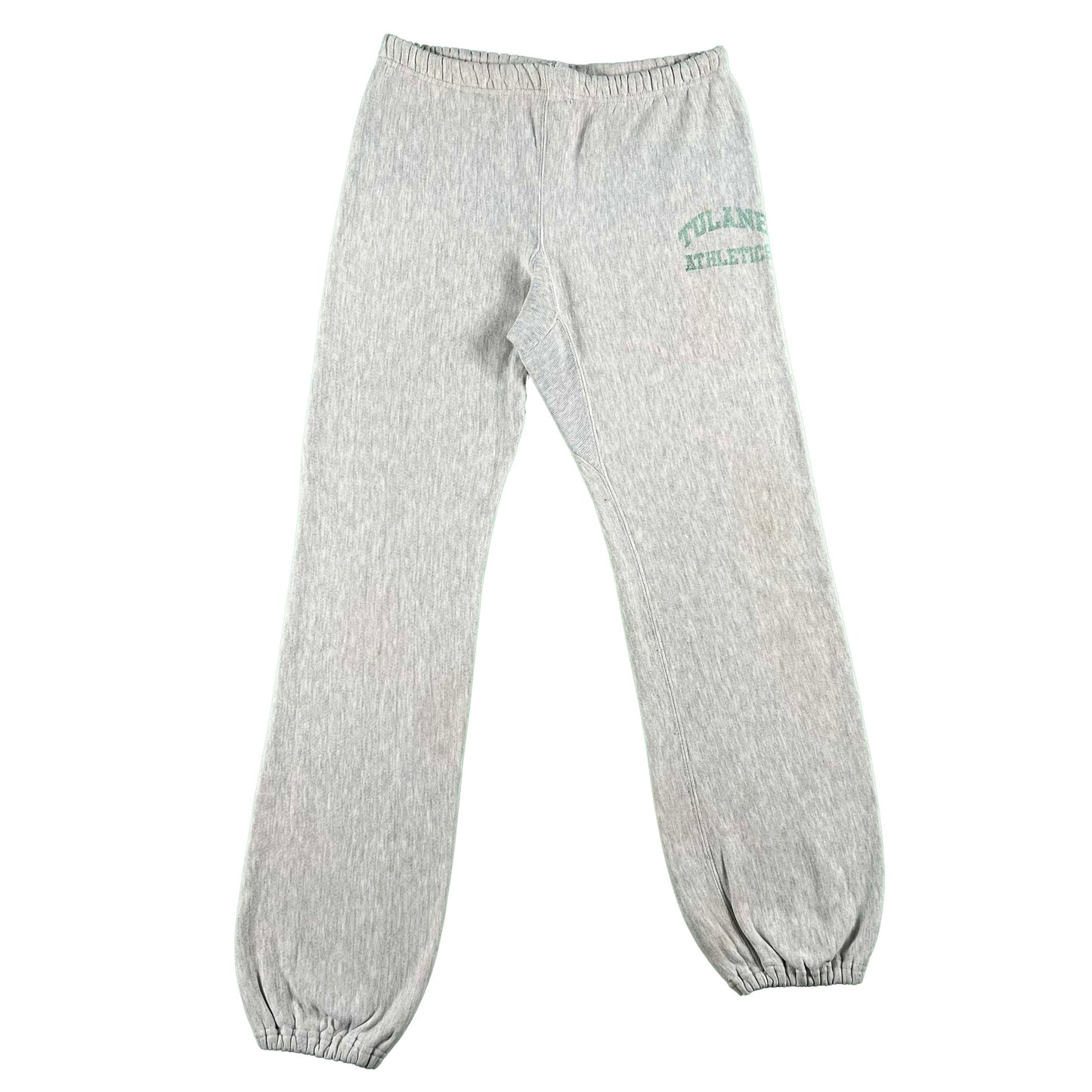 80s Tulane Athletics Reverse Weave Sweatpants- L