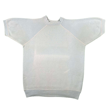 60s Baby Blue Short Sleeve Sweatshirt- M