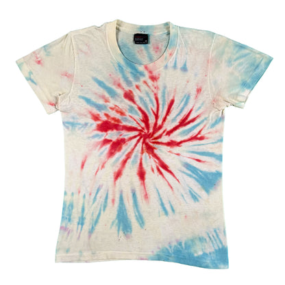 60s/70s Tie Dye Baby Tee- XS