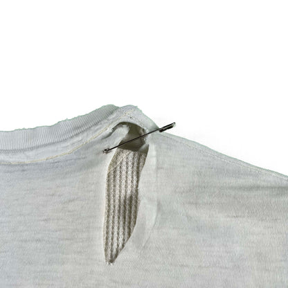 90s Thrashed Salt Lake City 5K/10K Tee & Waffle Knit Thermal- L