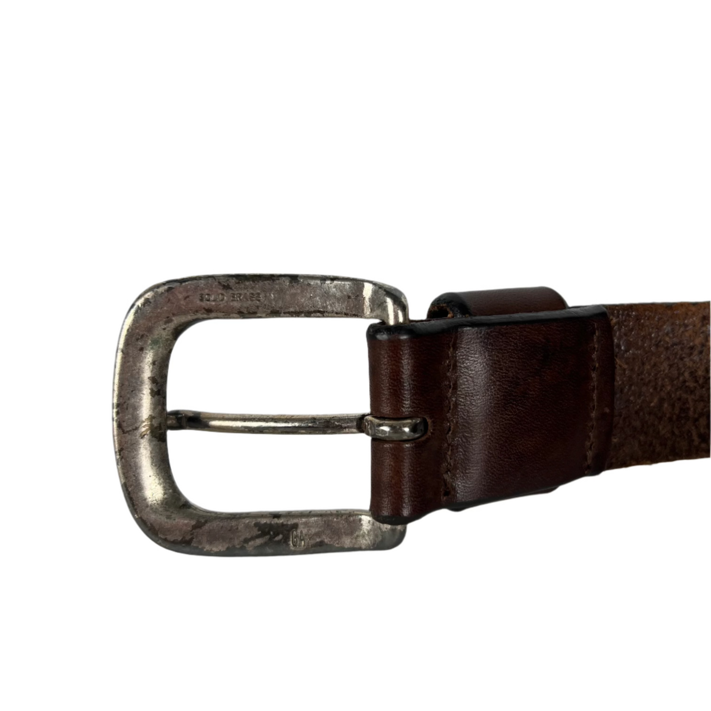 00s Gap Brown Leather Belt- 30"-32"