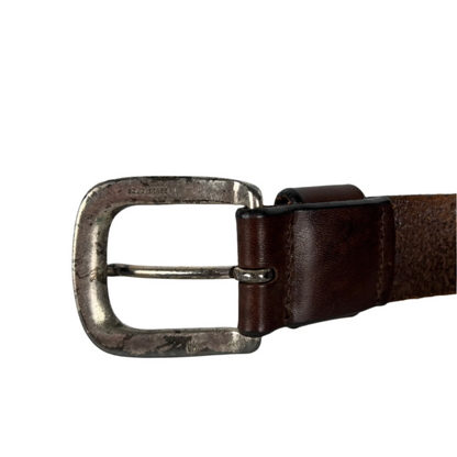 00s Gap Brown Leather Belt- 30"-32"