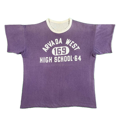 60s Faded Purple 2 Face Gym Tee- M