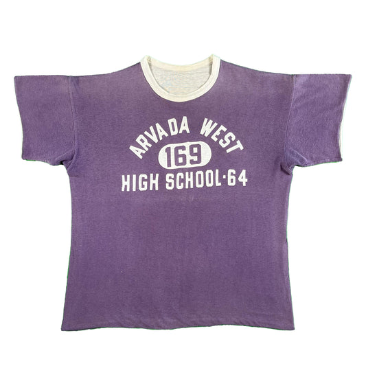 60s Faded Purple 2 Face Gym Tee- M