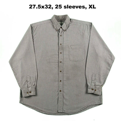Vintage Eddie Bauer 100% Cotton Button Up Shirts- SELECT SHIRT