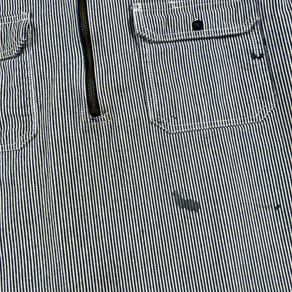 Vintage Hickory Stripe 1/2 Zip Work Shirts- SELECT SHIRT