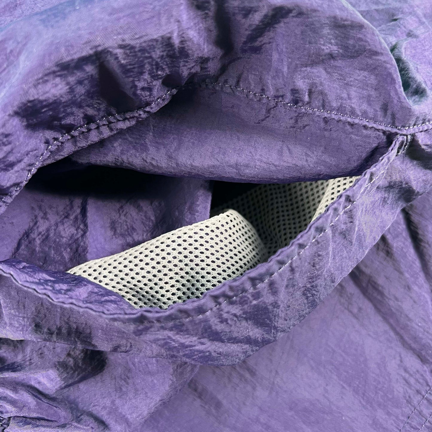 90s Purple Nylon Nike Shorts- M