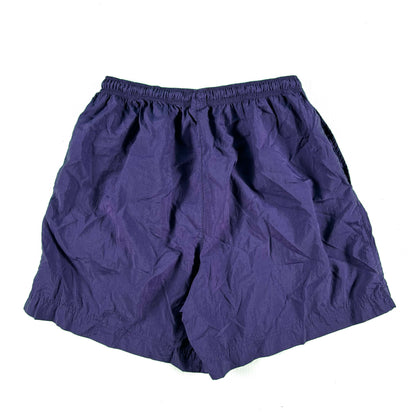 90s Purple Nylon Nike Shorts- M