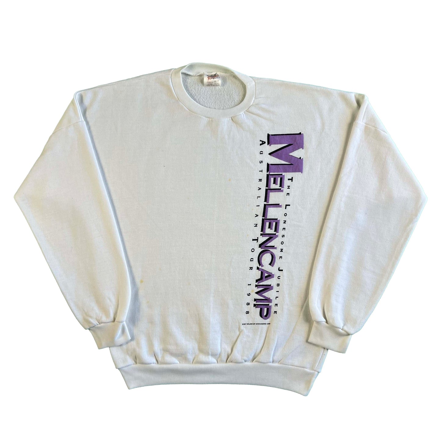 90s John Mellencamp Australian Tour Sweatshirt- XL