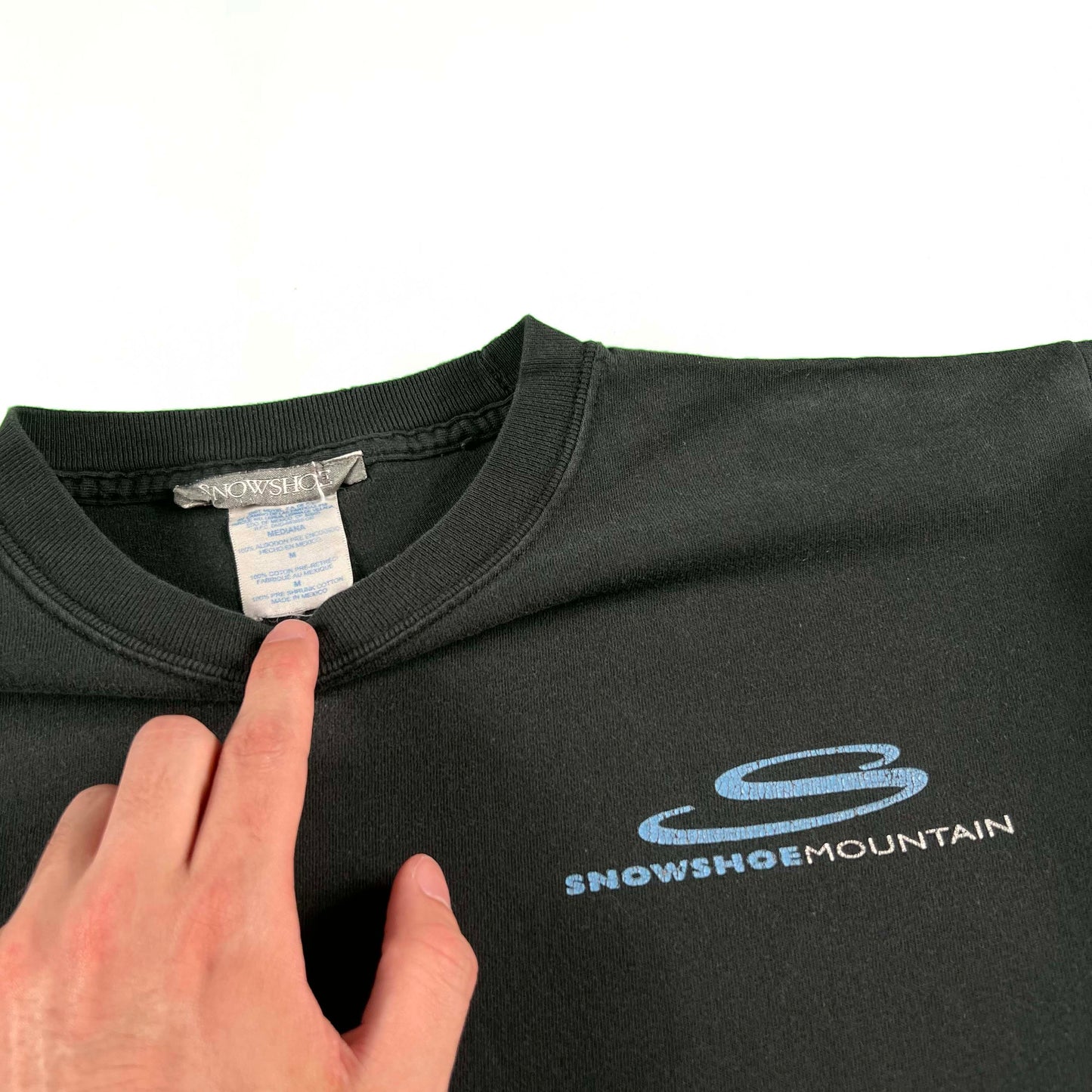 00s Snowshoe Mountain Long Sleeve Tee- M