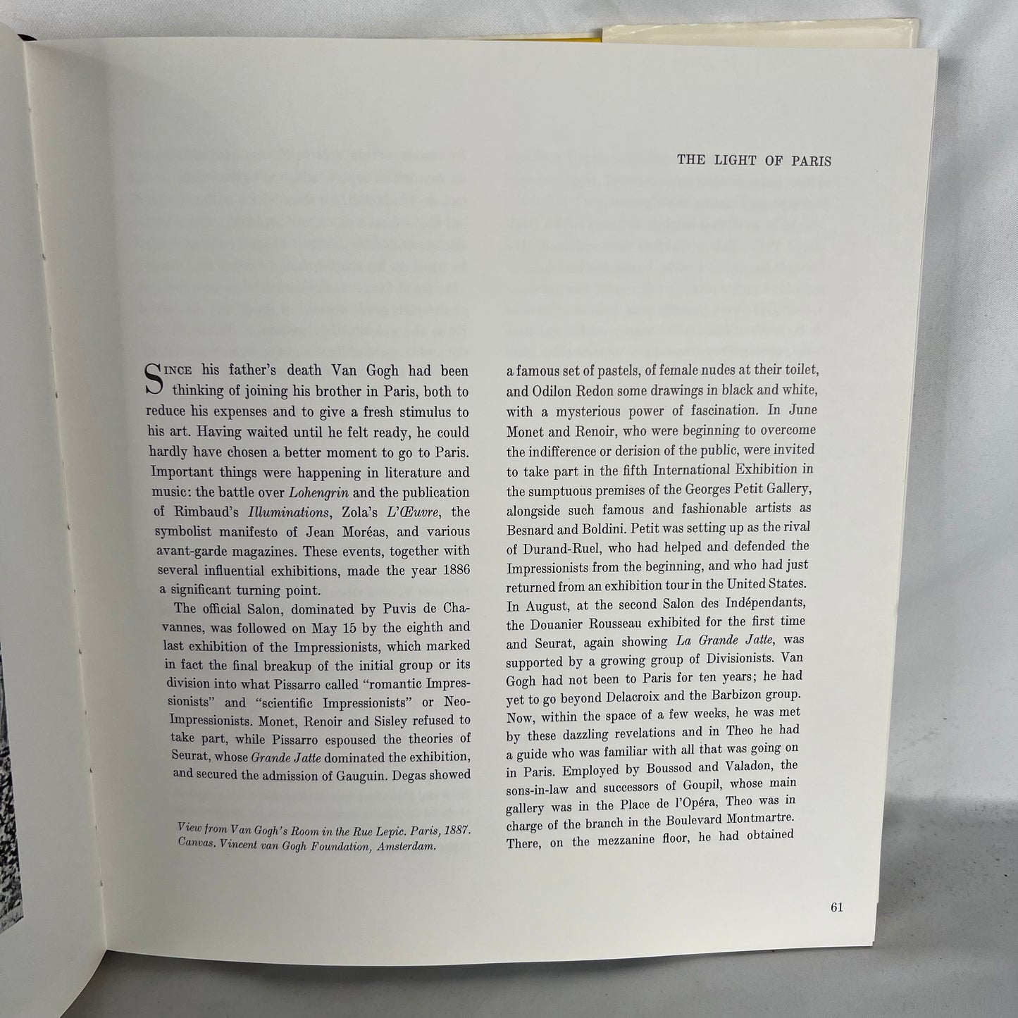 1986 Van Gogh Coffee Table Book