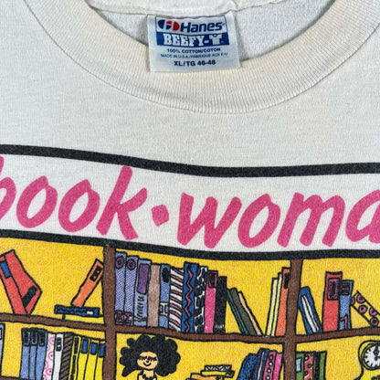 80s book-woman Tee- L