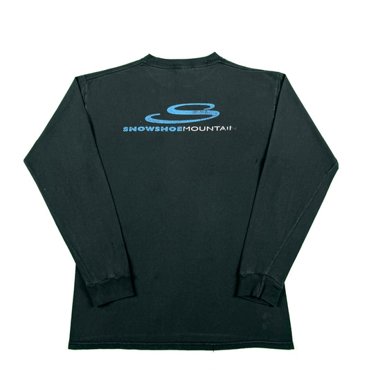 00s Snowshoe Mountain Long Sleeve Tee- M
