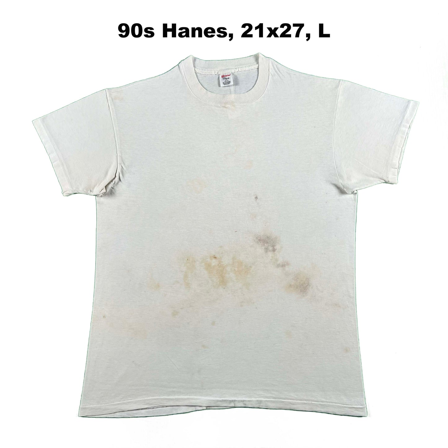 Vintage Beat Up Blank White Tees- SELECT TEE
