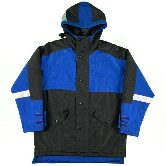 90s Old Navy Swishy Hooded Jacket- M