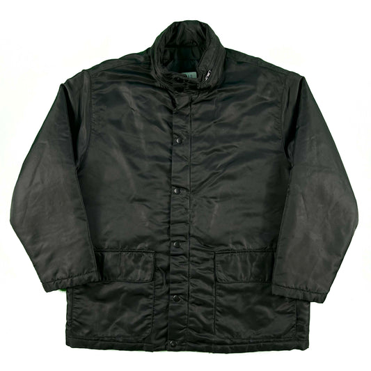 00s Gap Black Quilted Nylon Jacket- M